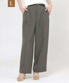 TRANS WORK (大きいサイズ) / トランスワーク (オオキイサイズ) その他パンツ | 【L】【ウォッシャブル】エコダルサテン