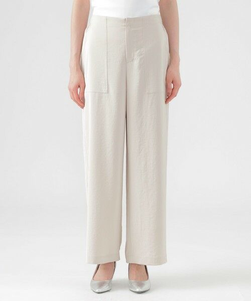 TRANS WORK (大きいサイズ) / トランスワーク (オオキイサイズ) その他パンツ | 【L】【ウォッシャブル】エコダルサテン | 詳細3