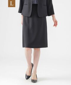 TRANS WORK (大きいサイズ) / トランスワーク (オオキイサイズ) ロング・マキシ丈スカート | 【L】【美シリーズ】【UV対策】【着用しわ軽減】【ウォッシャブル】エアリーコードレーンスカート