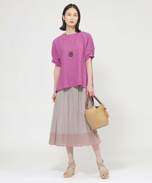 TRANS WORK (大きいサイズ) / トランスワーク (オオキイサイズ) ロング・マキシ丈スカート | 【L】【ウォッシャブル】リバーシブルスカート | 詳細5