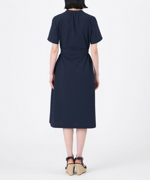 TRANS WORK (大きいサイズ) / トランスワーク (オオキイサイズ) ロング・マキシ丈ワンピース | 【L】【ウォッシャブル】【吸水速乾】クールマックスサッカーワンピース | 詳細6