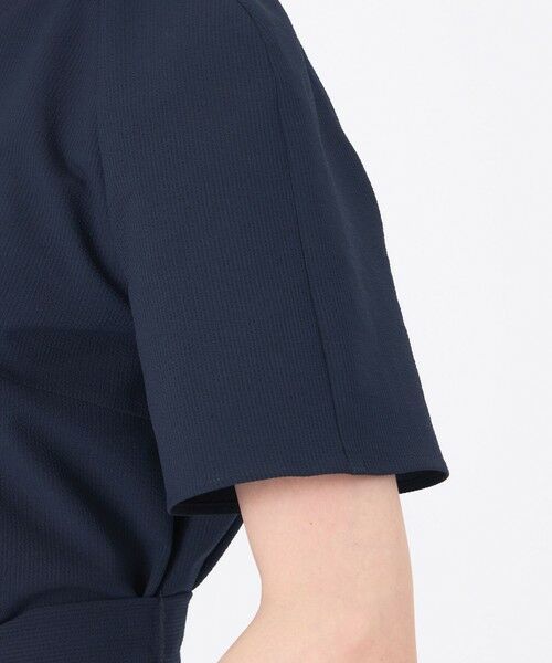 TRANS WORK (大きいサイズ) / トランスワーク (オオキイサイズ) ロング・マキシ丈ワンピース | 【L】【ウォッシャブル】【吸水速乾】クールマックスサッカーワンピース | 詳細7