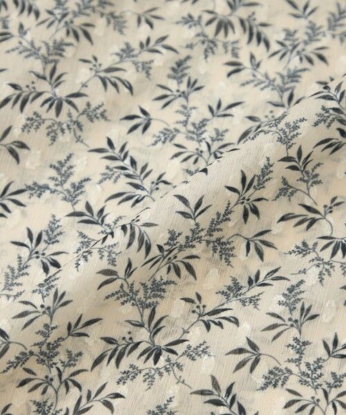 TRANS WORK (大きいサイズ) / トランスワーク (オオキイサイズ) ロング・マキシ丈ワンピース | 【L】【ウォッシャブル】シャドーフラワープリントワンピース | 詳細11