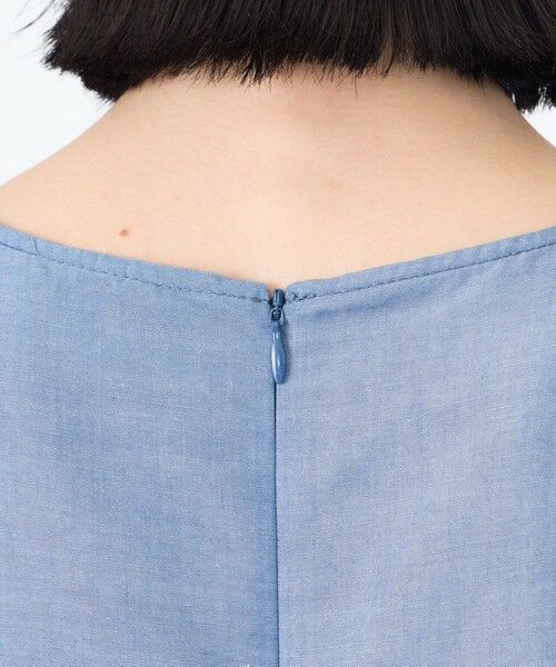 TRANS WORK (大きいサイズ) / トランスワーク (オオキイサイズ) ロング・マキシ丈ワンピース | 【L】【ウォッシャブル】シャルマンダンガリーワンピース | 詳細7