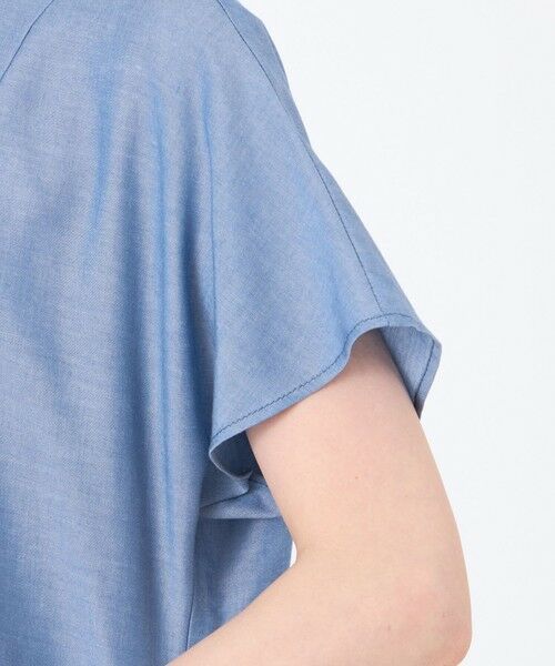 TRANS WORK (大きいサイズ) / トランスワーク (オオキイサイズ) ロング・マキシ丈ワンピース | 【L】【ウォッシャブル】シャルマンダンガリーワンピース | 詳細8