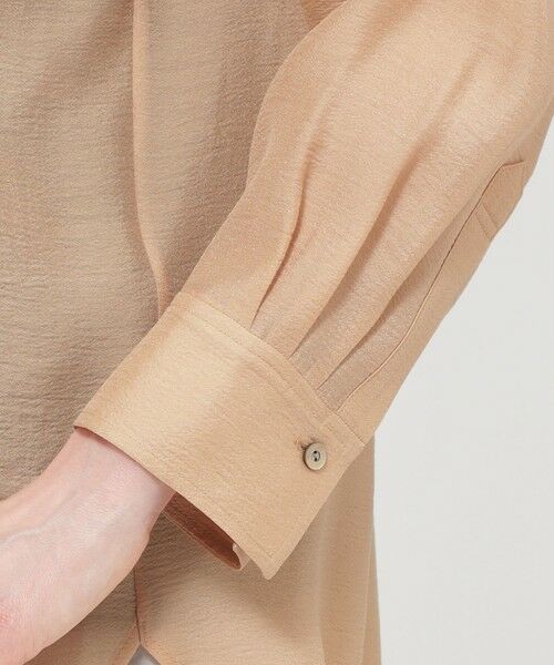 TRANS WORK (大きいサイズ) / トランスワーク (オオキイサイズ) その他トップス | 【L】【WEB・一部店舗限定】【ウォッシャブル】グレーンシアーサテン | 詳細5