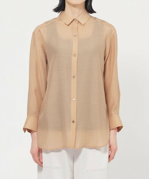 TRANS WORK (大きいサイズ) / トランスワーク (オオキイサイズ) その他トップス | 【L】【WEB・一部店舗限定】【ウォッシャブル】グレーンシアーサテン | 詳細2