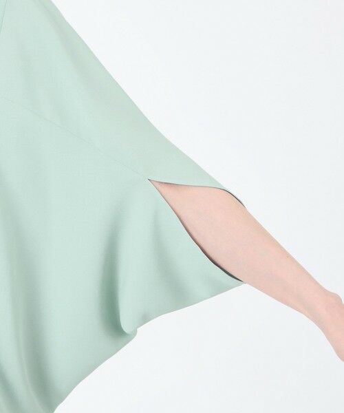 TRANS WORK (大きいサイズ) / トランスワーク (オオキイサイズ) その他トップス | 【L】【ウォッシャブル】【接触冷感】【UV】バックサテンジョーゼットプルオーバーブラウス | 詳細8