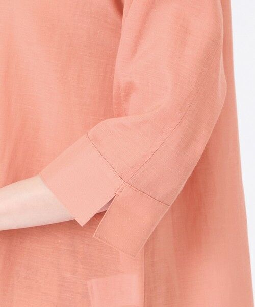 TRANS WORK (大きいサイズ) / トランスワーク (オオキイサイズ) その他トップス | 【L】【接触冷感】【ウォッシャブル】シルキーローンシャツブラウス | 詳細7