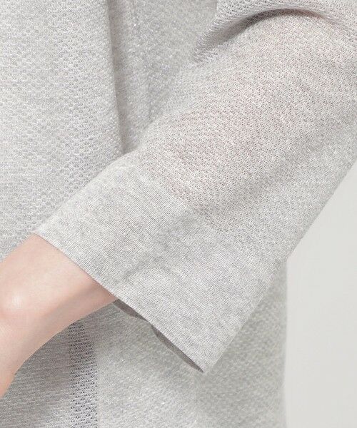 TRANS WORK (大きいサイズ) / トランスワーク (オオキイサイズ) その他トップス | 【L】【ウォッシャブル】ルレックスシアーVネックカーディガン | 詳細7