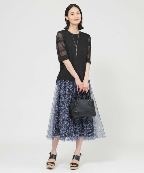 TRANS WORK (大きいサイズ) / トランスワーク (オオキイサイズ) その他トップス | 【L】【ウォッシャブル】ルレックスシアークルーネックニット | 詳細2