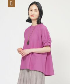 TRANS WORK (大きいサイズ) / トランスワーク (オオキイサイズ) その他トップス | 【L】【ウォッシャブル】トリコットプルオーバーカットソー