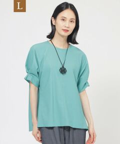 TRANS WORK (大きいサイズ) / トランスワーク (オオキイサイズ) その他トップス | 【L】【ウォッシャブル】トリコットプルオーバーカットソー