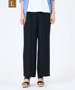 TRANS WORK (大きいサイズ) / トランスワーク (オオキイサイズ) その他パンツ | 【L】【ウォッシャブル】【接触冷感】【UV】バックサテンジョーゼットパンツ