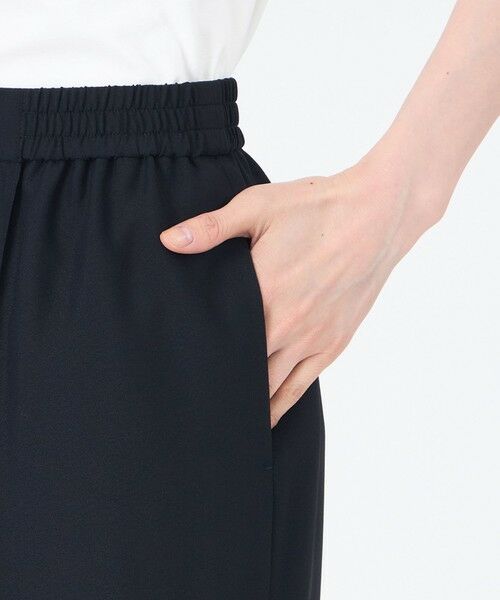 TRANS WORK (大きいサイズ) / トランスワーク (オオキイサイズ) その他パンツ | 【L】【ウォッシャブル】【接触冷感】【UV】バックサテンジョーゼットパンツ | 詳細9