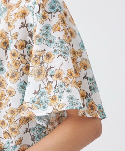 TRANS WORK (大きいサイズ) / トランスワーク (オオキイサイズ) その他トップス | 【L】【ウォッシャブル】フラワープリントブラウス | 詳細9