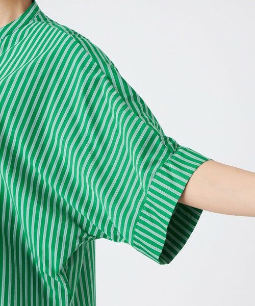 TRANS WORK (大きいサイズ) / トランスワーク (オオキイサイズ) その他トップス | 【L】【ウォッシャブル】T/Cストライプ天竺シャツ | 詳細11