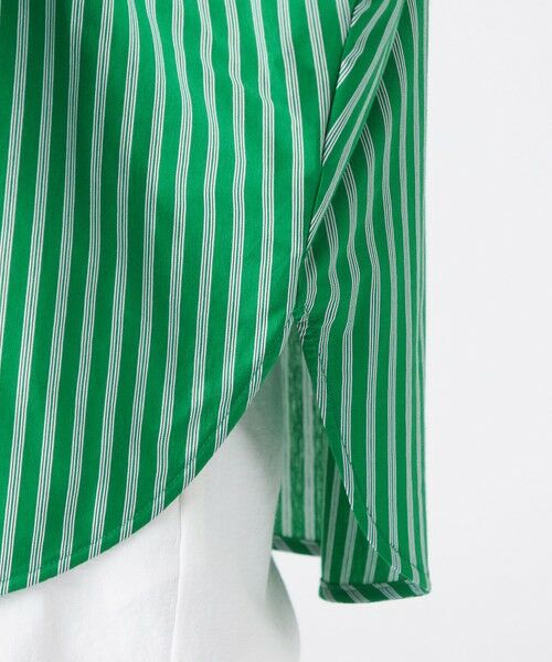 TRANS WORK (大きいサイズ) / トランスワーク (オオキイサイズ) その他トップス | 【L】【ウォッシャブル】T/Cストライプ天竺シャツ | 詳細14