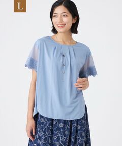 TRANS WORK (大きいサイズ) / トランスワーク (オオキイサイズ) その他トップス | 【L】【接触冷感・ウォッシャブル】クリスタルソルト36G天竺