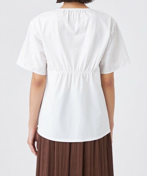 TRANS WORK (大きいサイズ) / トランスワーク (オオキイサイズ) その他トップス | 【L】【ウォッシャブル】カットワークレースコンビ | 詳細7