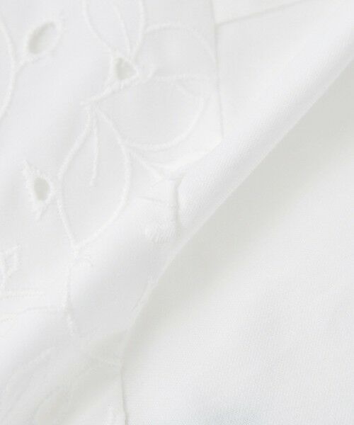 TRANS WORK (大きいサイズ) / トランスワーク (オオキイサイズ) その他トップス | 【L】【ウォッシャブル】カットワークレースコンビ | 詳細10