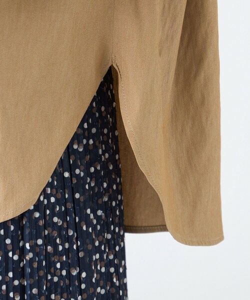 TRANS WORK (大きいサイズ) / トランスワーク (オオキイサイズ) その他トップス | 【L】【ウォッシャブル】割繊シャンブレーブラウス | 詳細8