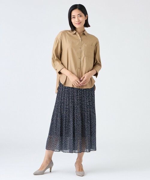 TRANS WORK (大きいサイズ) / トランスワーク (オオキイサイズ) その他トップス | 【L】【ウォッシャブル】割繊シャンブレーブラウス | 詳細2