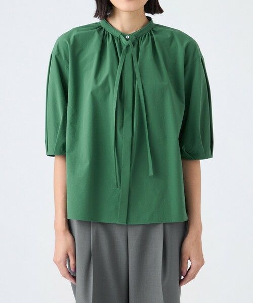 TRANS WORK (大きいサイズ) / トランスワーク (オオキイサイズ) その他トップス | 【L】【ウォッシャブル・接触冷感・UV・防シワ】ファンクションタイプライターブラウス | 詳細6