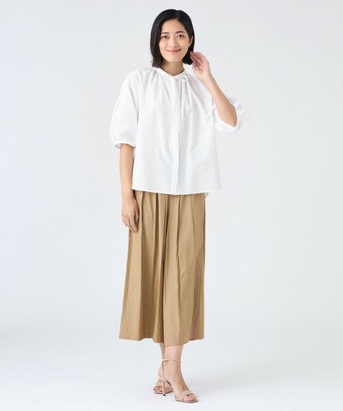 TRANS WORK (大きいサイズ) / トランスワーク (オオキイサイズ) その他トップス | 【L】【ウォッシャブル・接触冷感・UV・防シワ】ファンクションタイプライターブラウス | 詳細2