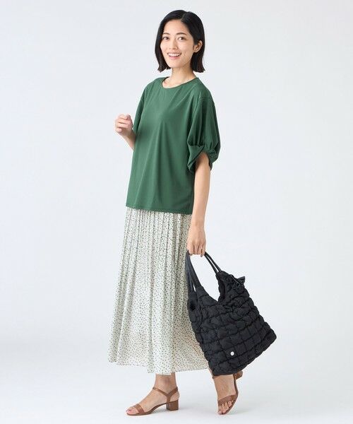 TRANS WORK (大きいサイズ) / トランスワーク (オオキイサイズ) その他トップス | 【L】【ウォッシャブル・接触冷感・UV・防シワ】強撚スムースカットソー | 詳細2