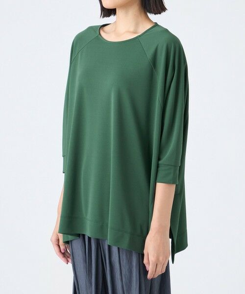 TRANS WORK (大きいサイズ) / トランスワーク (オオキイサイズ) その他トップス | 【L】【ウォッシャブル・接触冷感・UV・防シワ】強撚スムースカットソー | 詳細4