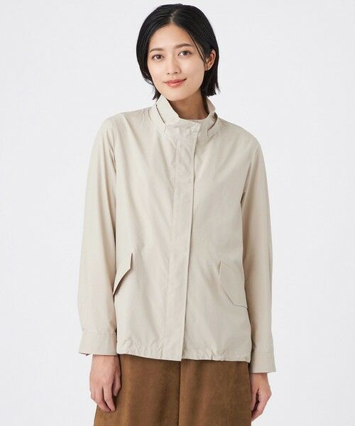 TRANS WORK (大きいサイズ) / トランスワーク (オオキイサイズ) その他アウター | 【L】【ウォッシャブル】リモンタタフタコート | 詳細1