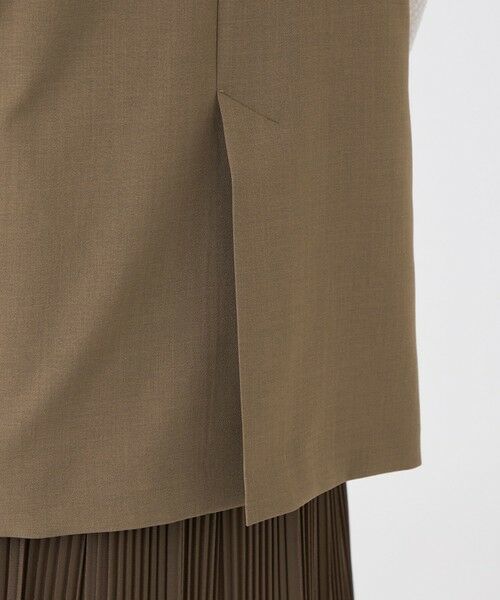 TRANS WORK (大きいサイズ) / トランスワーク (オオキイサイズ) テーラードジャケット | 【L】【ウォッシャブル/接触冷感/防シワ】エアリーウーステッドジャケット | 詳細8