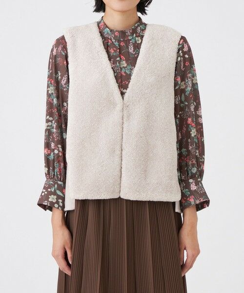 TRANS WORK (大きいサイズ) / トランスワーク (オオキイサイズ) テーラードジャケット | 【L】【ウォッシャブル】シンセティックファージレ | 詳細3