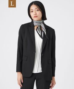 TRANS WORK (大きいサイズ) / トランスワーク (オオキイサイズ) テーラードジャケット | 【L】【美シリーズ・セットアップ対応・ウォッシャブル】プレミアムジャージジャケット