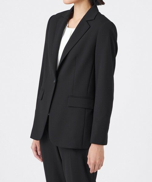 TRANS WORK (大きいサイズ) / トランスワーク (オオキイサイズ) テーラードジャケット | 【L】【美シリーズ・セットアップ対応・ウォッシャブル】プレミアムジャージジャケット | 詳細4