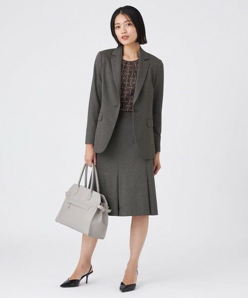 TRANS WORK (大きいサイズ) / トランスワーク (オオキイサイズ) テーラードジャケット | 【L】【美シリーズ・セットアップ対応・ウォッシャブル】プレミアムジャージジャケット | 詳細1