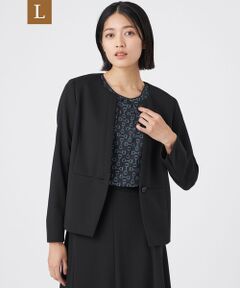 TRANS WORK (大きいサイズ) / トランスワーク (オオキイサイズ) テーラードジャケット | 【L】【美シリーズ・セットアップ対応・ウォッシャブル】プレミアムジャージジャケット