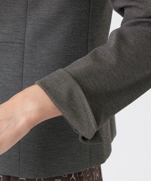 TRANS WORK (大きいサイズ) / トランスワーク (オオキイサイズ) テーラードジャケット | 【L】【美シリーズ・セットアップ対応・ウォッシャブル】プレミアムジャージジャケット | 詳細7