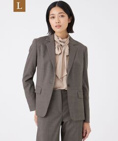 TRANS WORK (大きいサイズ) / トランスワーク (オオキイサイズ) テーラードジャケット | 【L】【美シリーズ】パワーストレッチジャケット