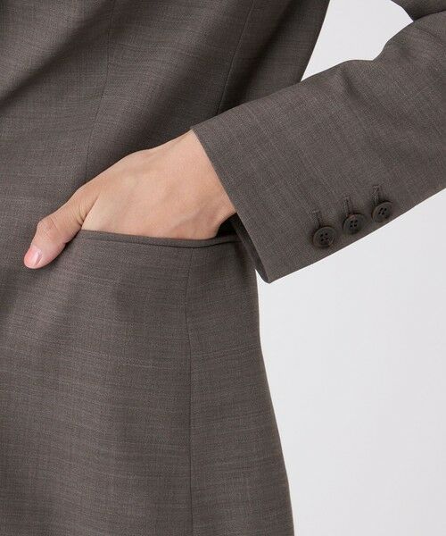 TRANS WORK (大きいサイズ) / トランスワーク (オオキイサイズ) テーラードジャケット | 【L】【美シリーズ】パワーストレッチジャケット | 詳細6