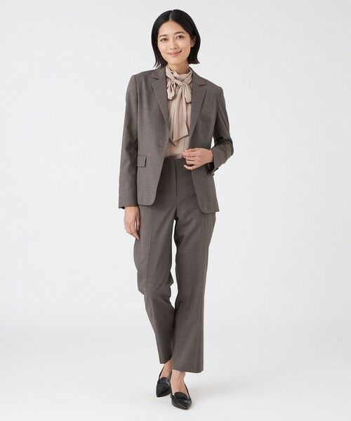 TRANS WORK (大きいサイズ) / トランスワーク (オオキイサイズ) テーラードジャケット | 【L】【美シリーズ】パワーストレッチジャケット | 詳細2