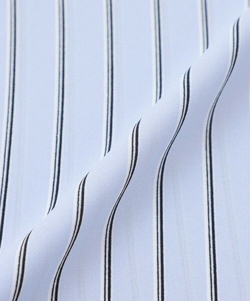 TRANS WORK (大きいサイズ) / トランスワーク (オオキイサイズ) その他トップス | 【L】【ウォッシャブル】バックサテンストライプブラウス | 詳細9