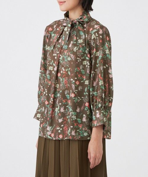 TRANS WORK (大きいサイズ) / トランスワーク (オオキイサイズ) その他トップス | 【L】【ウォッシャブル】BOHOプリントブラウス | 詳細5