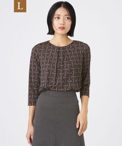 TRANS WORK (大きいサイズ) / トランスワーク (オオキイサイズ) その他トップス | 【L】【吸水速乾・UV・接触冷感・ウォッシャブル】ビットエアファインブラウス