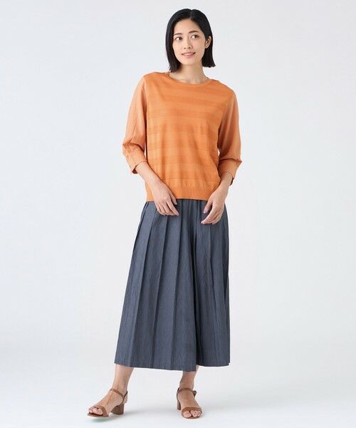 TRANS WORK (大きいサイズ) / トランスワーク (オオキイサイズ) その他トップス | 【L】【ウォッシャブル】ビスコースナイロンニット | 詳細3