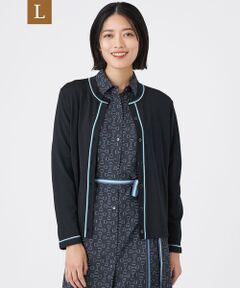 TRANS WORK (大きいサイズ) / トランスワーク (オオキイサイズ) その他トップス | 【L】【ウォッシャブル】バイカラーニット