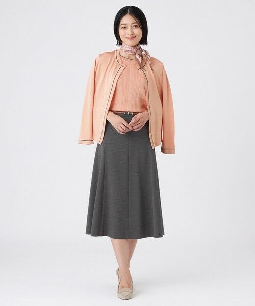 TRANS WORK (大きいサイズ) / トランスワーク (オオキイサイズ) その他トップス | 【L】【ウォッシャブル】バイカラーニット | 詳細2