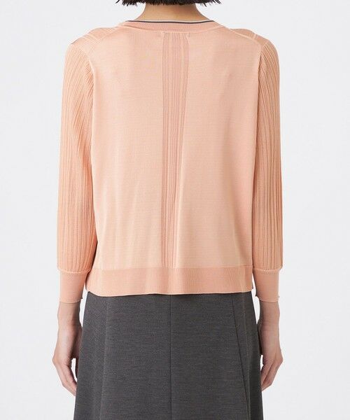 TRANS WORK (大きいサイズ) / トランスワーク (オオキイサイズ) その他トップス | 【L】【ウォッシャブル】バイカラーニット | 詳細5