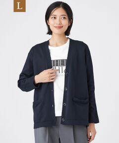 TRANS WORK (大きいサイズ) / トランスワーク (オオキイサイズ) その他トップス | 【L】【ウォッシャブル】TEXBRIDカーディガン